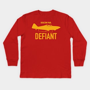 Boulton Paul Defiant Kids Long Sleeve T-Shirt